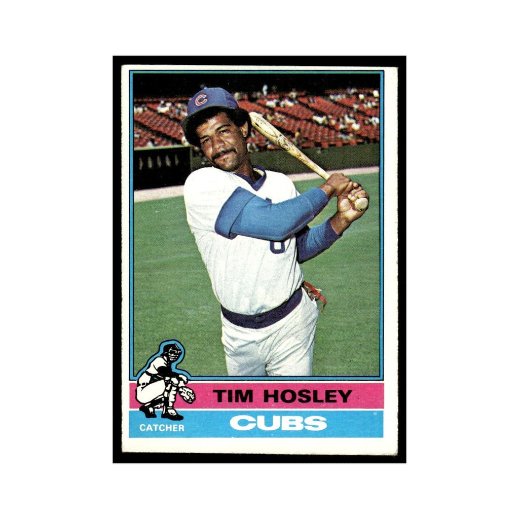 Tim Hosley 1976 Topps #482 Chicago Cubs Baseball Card EX