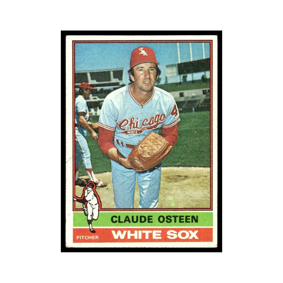 Claude Osteen 1976 Topps #488 Chicago White Sox Baseball Card EX