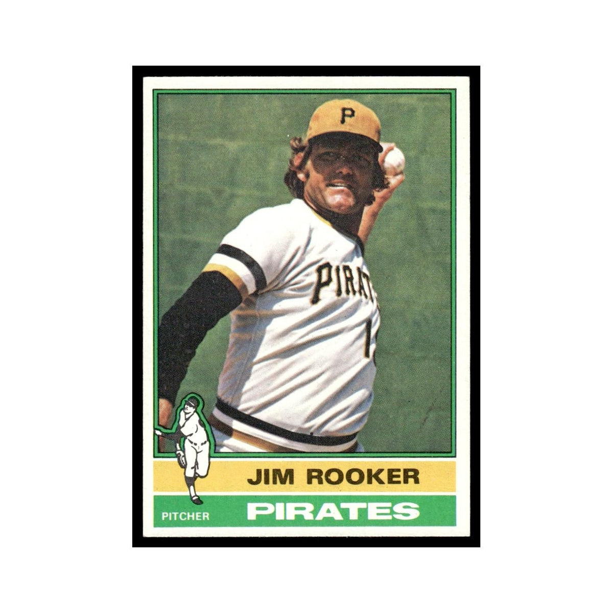 Jim Rooker 1976 Topps #243 Pittsburgh Pirates Baseball Card EX
