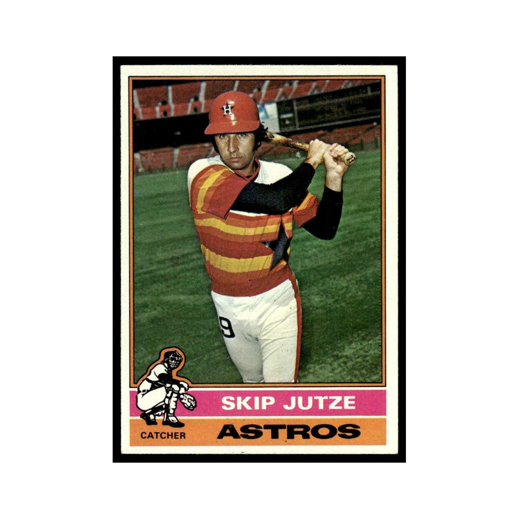 Skip Jutze 1976 Topps #489 Houston Astros Baseball Card EX