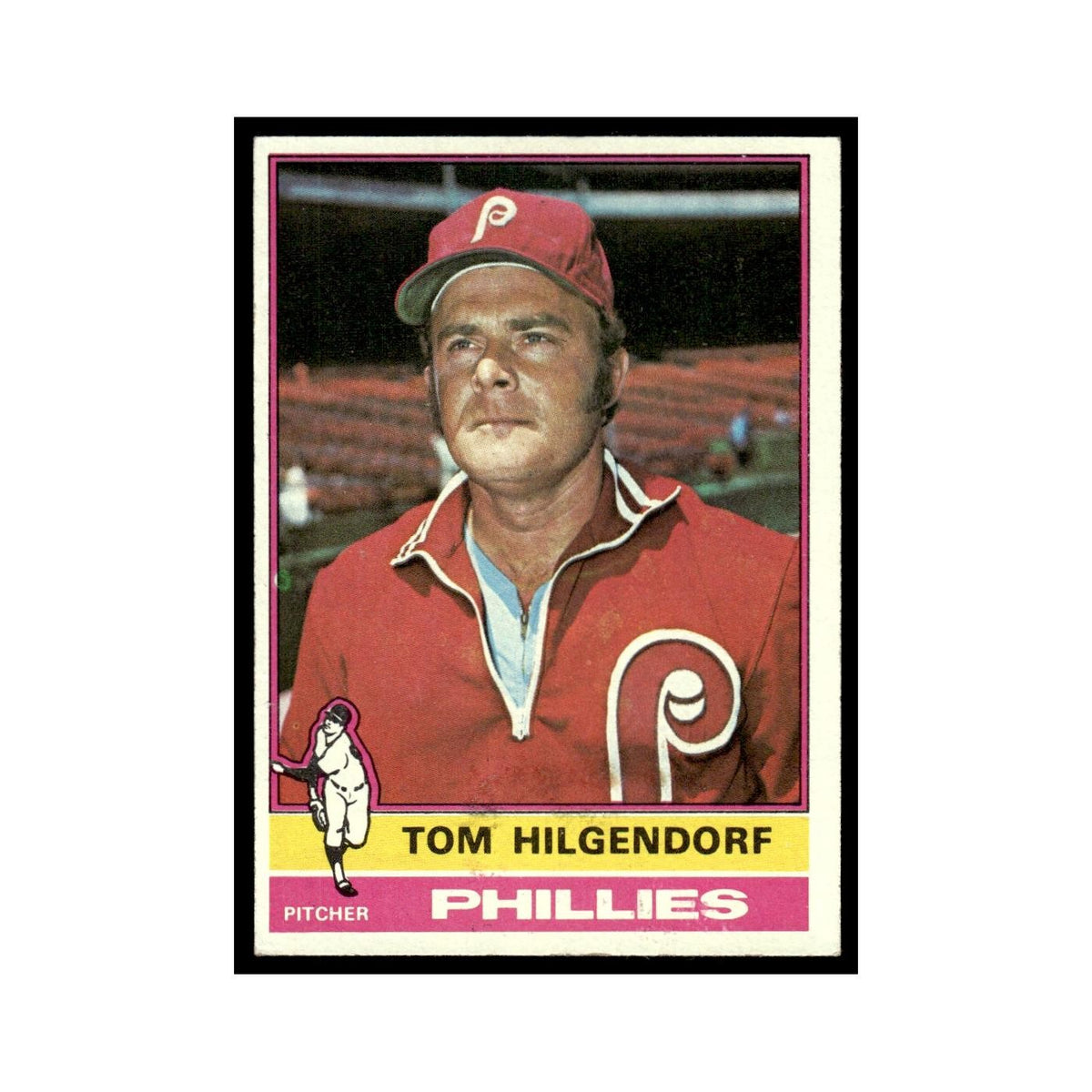 Tom Hilgendorf 1976 Topps #168 Philadelphia Phillies Baseball Card EX