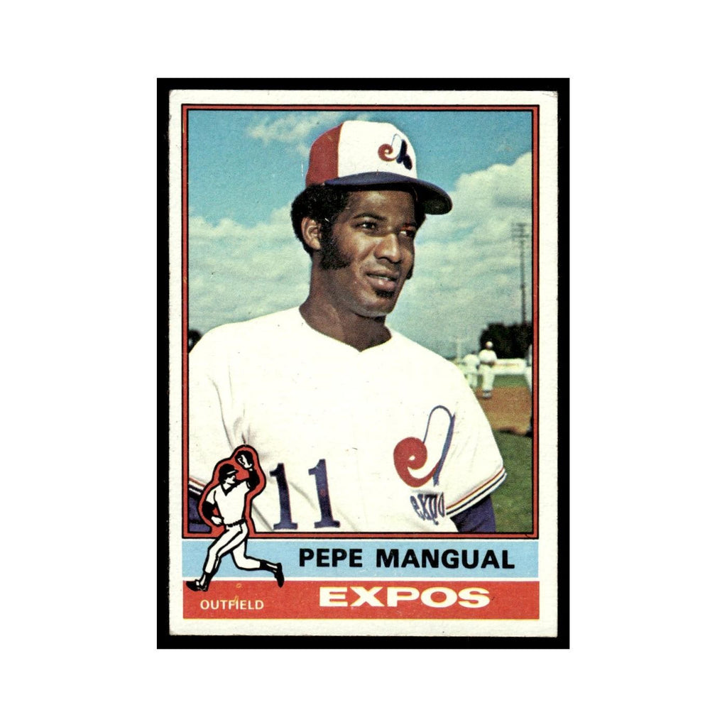 Pepe Mangual 1976 Topps #164 Montreal Expos Baseball Card EX