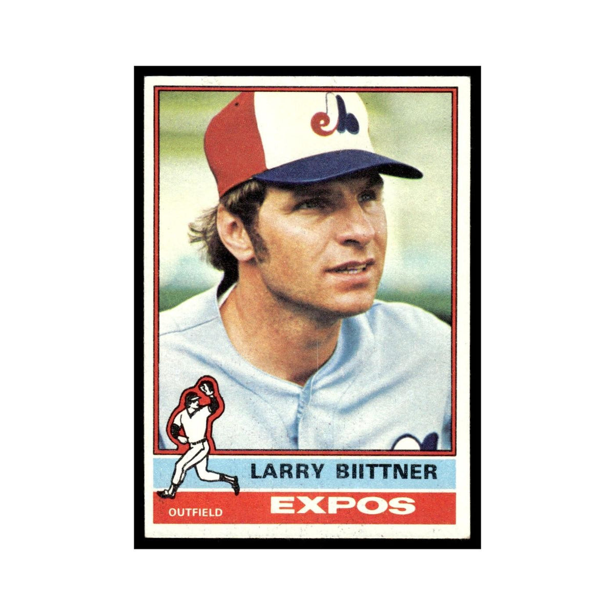 Larry Biittner 1976 Topps #238 Montreal Expos Baseball Card EX