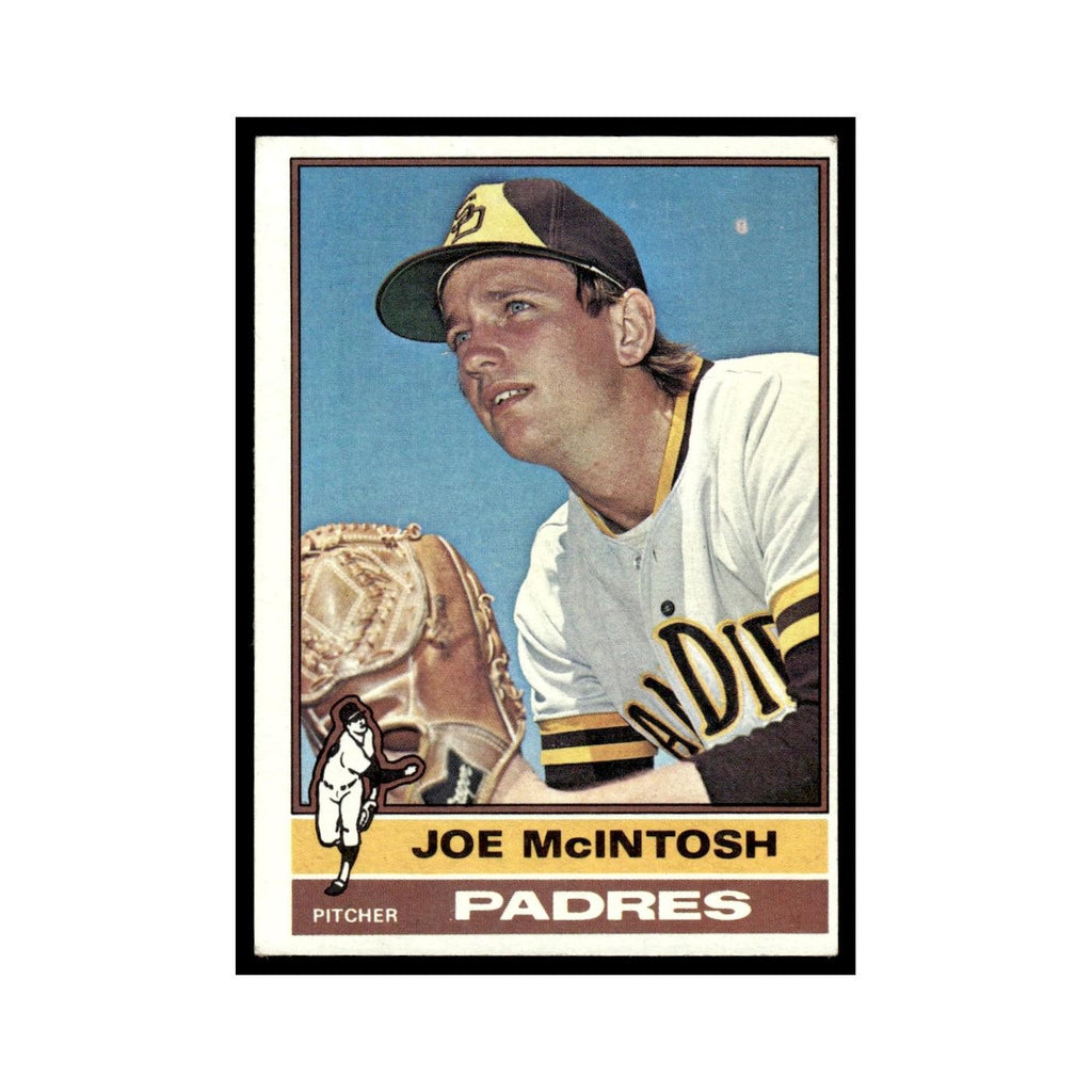Joe McIntosh 1976 Topps #497 San Diego Padres Baseball Card EX