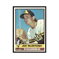 Joe McIntosh Rookie 1976 Topps #497 San Diego Padres Baseball Card EX