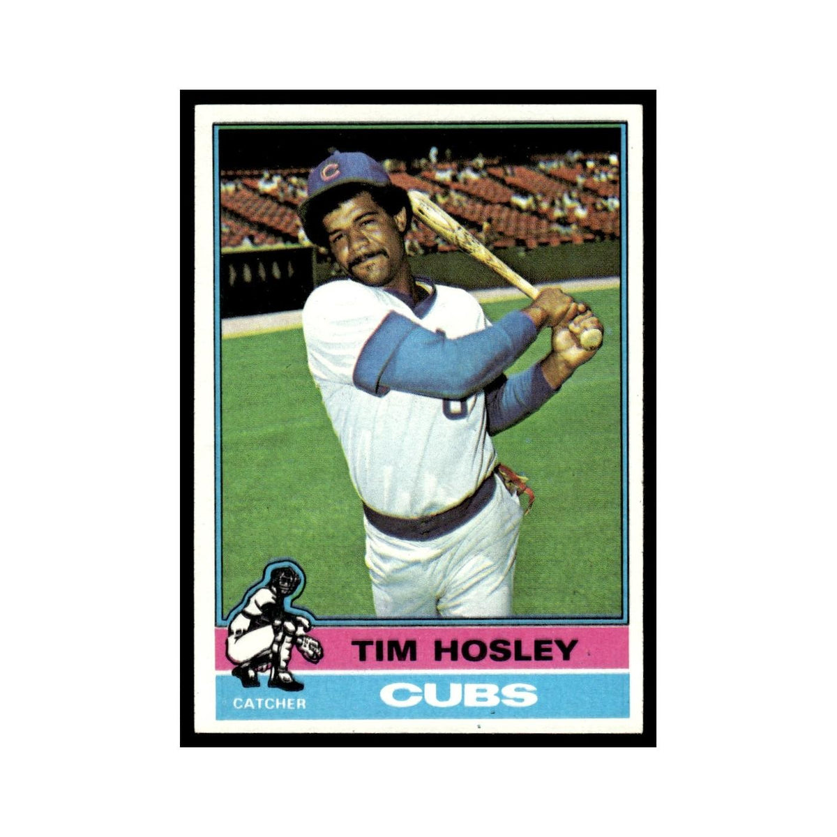 Tim Hosley 1976 Topps #482 Chicago Cubs Baseball Card EX