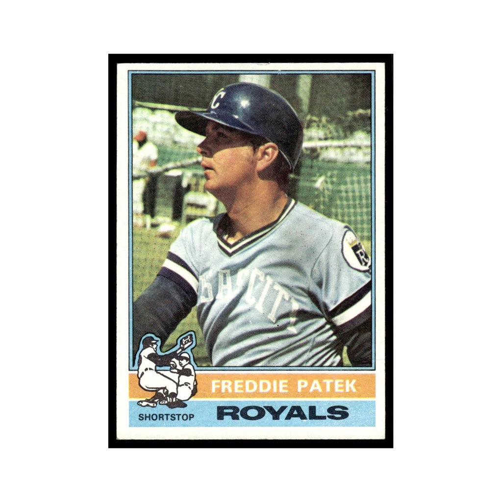 Freddie Patek 1976 Topps #167 Kansas City Royals Baseball Card EX