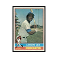 Leron Lee 1976 Topps #487 Los Angeles Dodgers Baseball Card EX