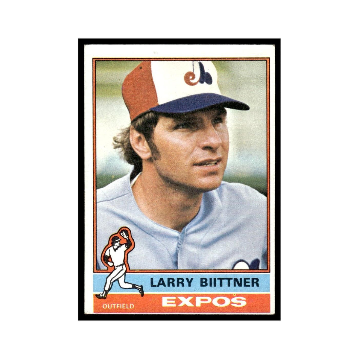 Larry Biittner 1976 Topps #238 Montreal Expos Baseball Card EX