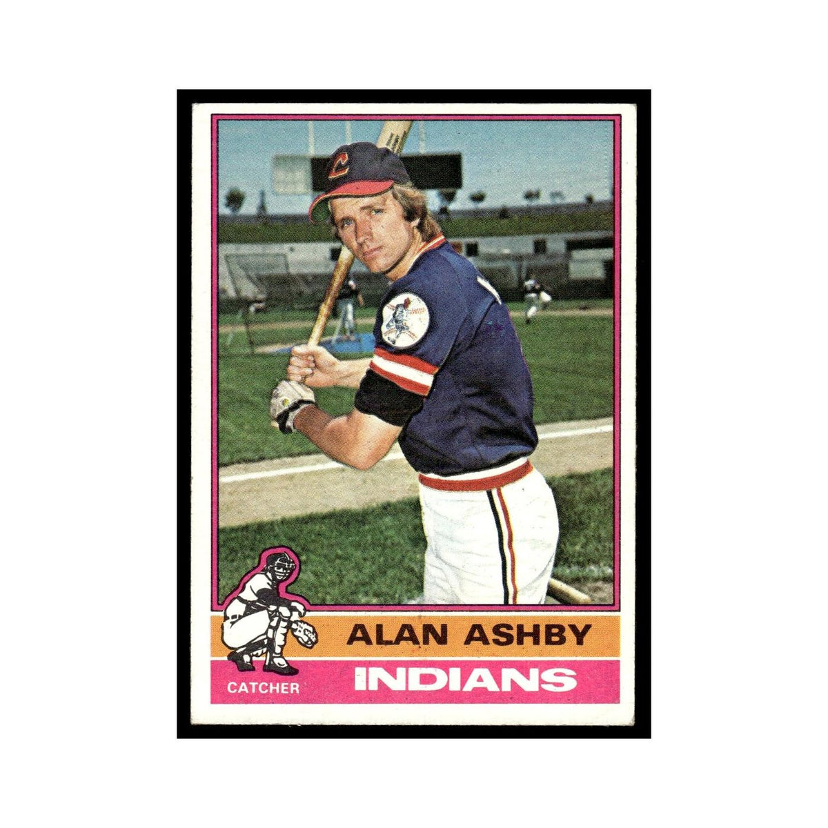 Alan Ashby 1976 Topps #209 Cleveland Indians Baseball Card EX