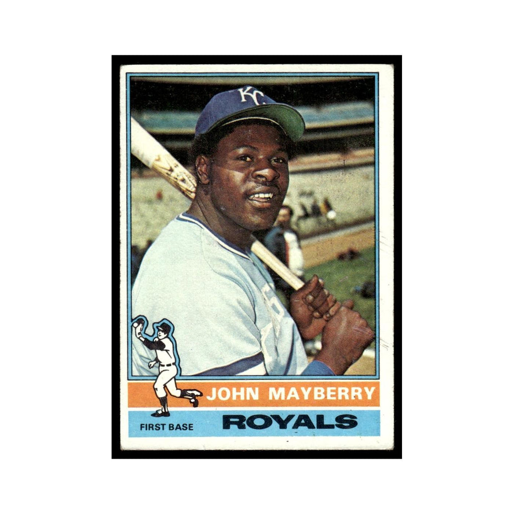 John Mayberry 1976 Topps #440 Kansas City Royals Baseball Card EX
