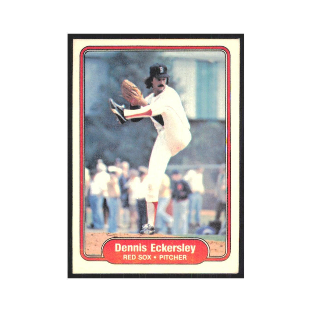 1982 Fleer Dennis Eckersley Red Sox #292