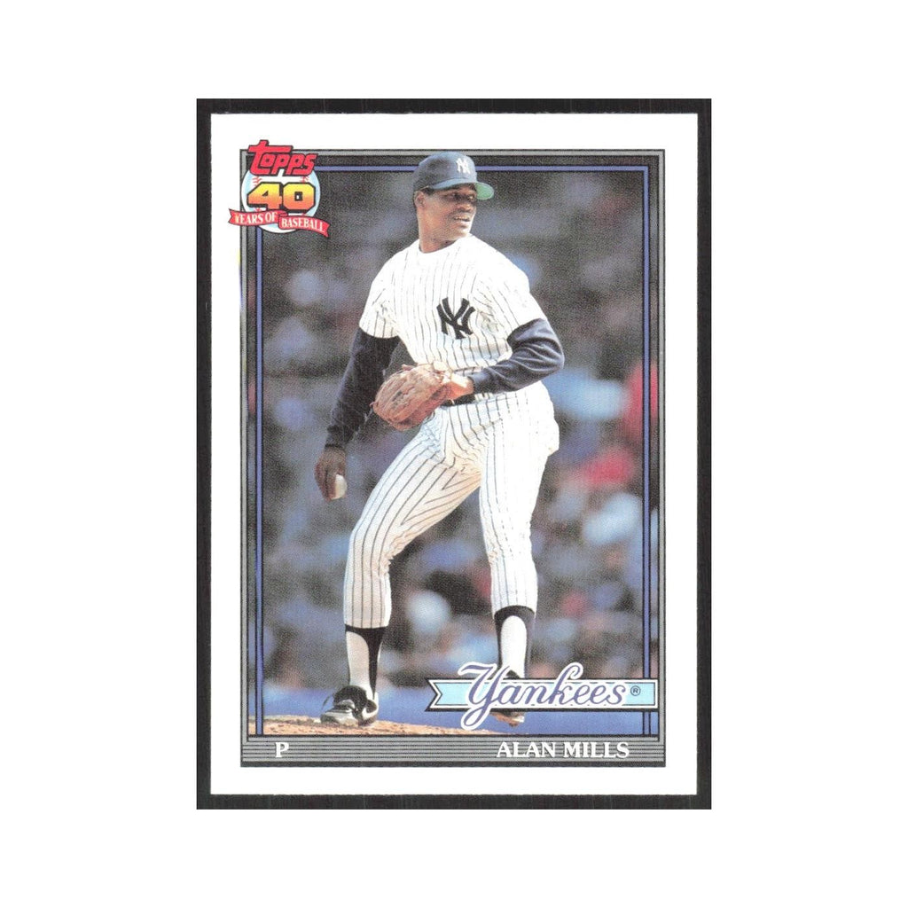 1991 O-Pee-Chee Alan Mills Yankees #651