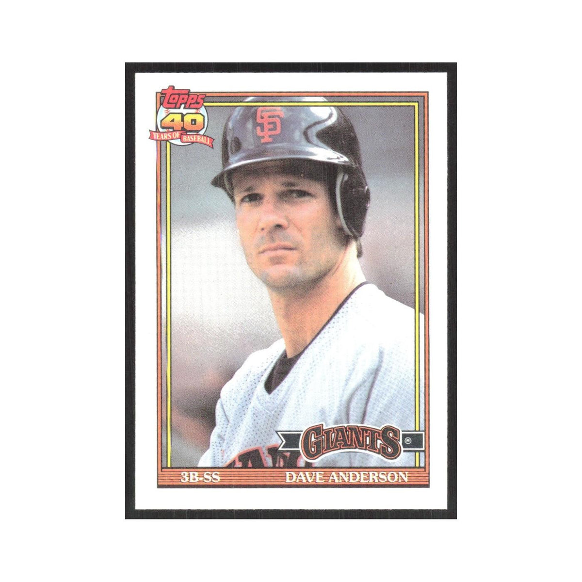 1991 O-Pee-Chee Dave Anderson Giants #572