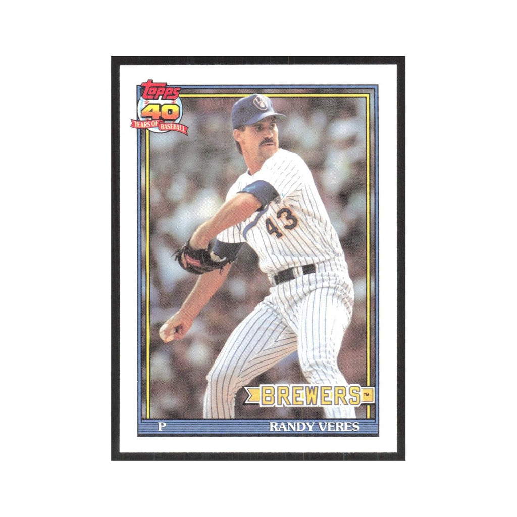 1991 O-Pee-Chee Randy Veres Brewers #694