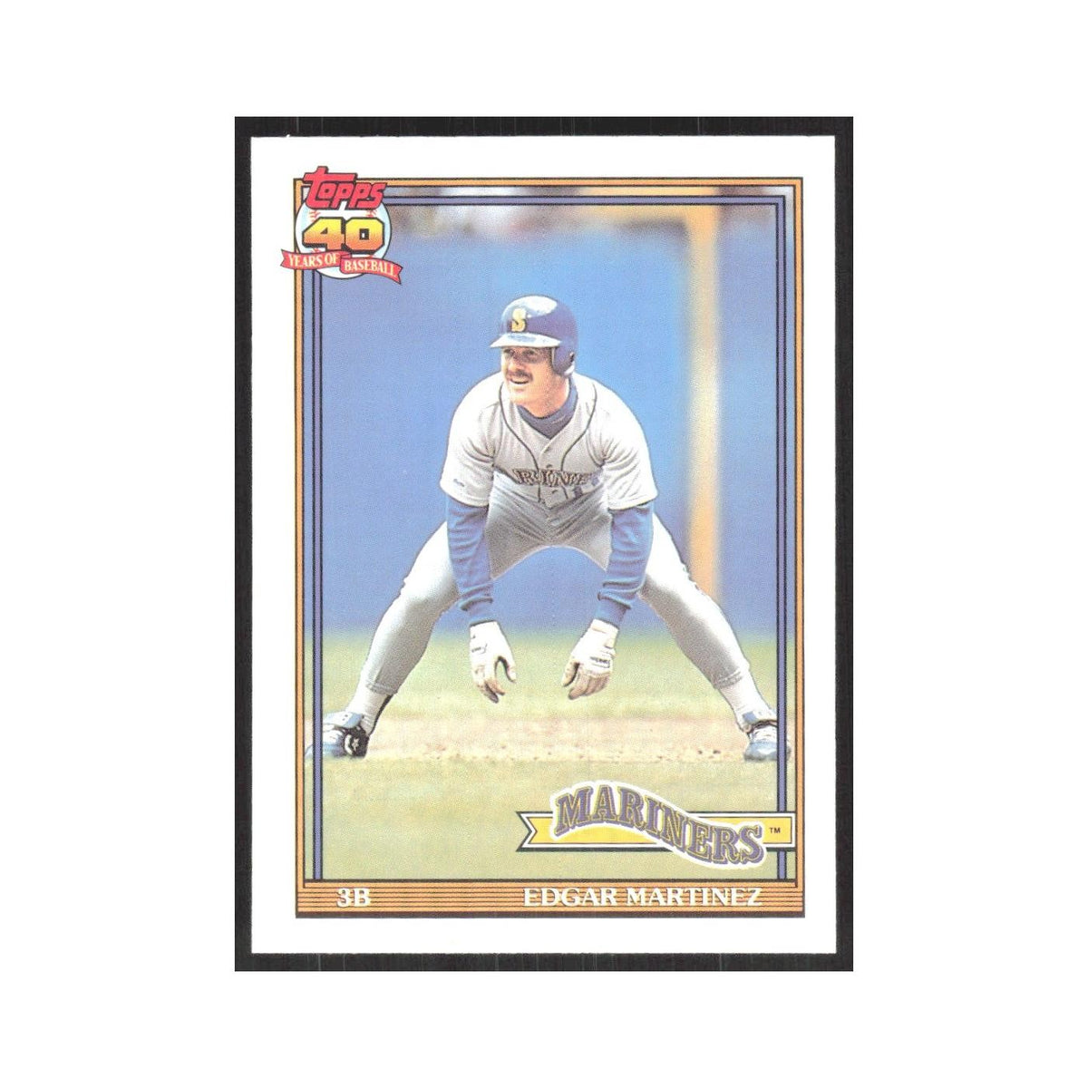 1991 O-Pee-Chee Edgar Martinez Mariners #607