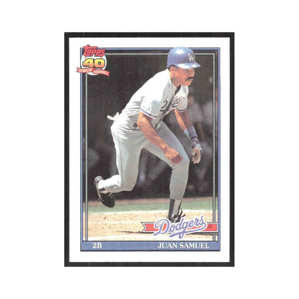 1991 O-Pee-Chee Juan Samuel Dodgers #645