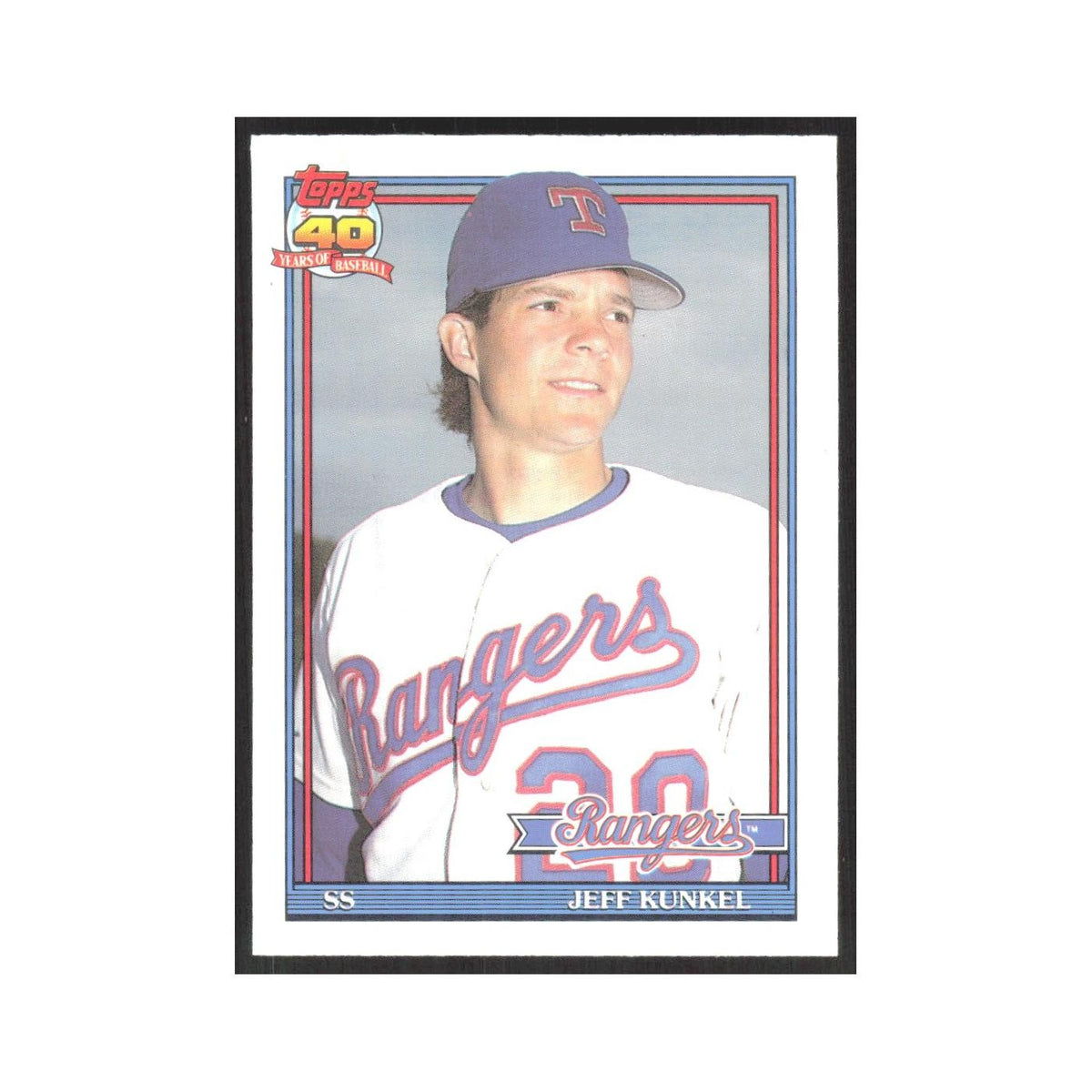 1991 O-Pee-Chee Jeff Kunkel Rangers #562