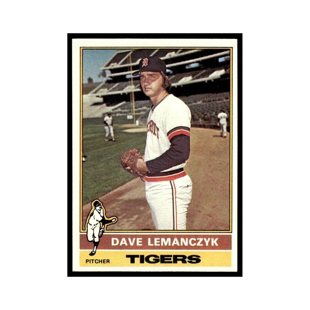 Dave Lemanczyk 1976 Topps #409 Detroit Tigers Baseball Card EX