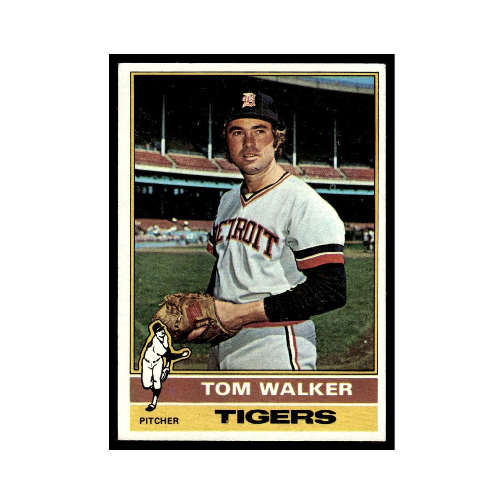 Tom Walker 1976 Topps #186 Detroit Tigers Baseball Card EX