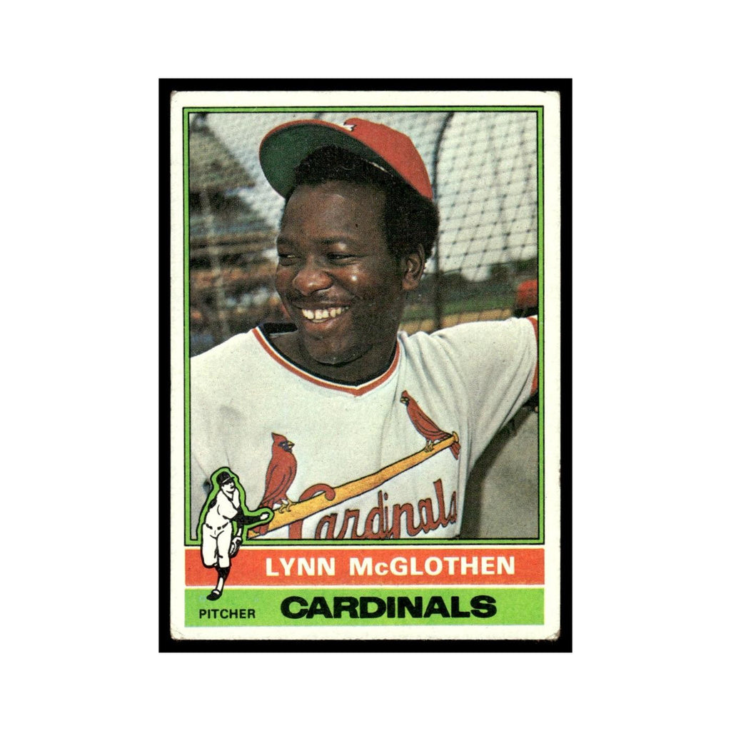 Lynn McGlothen 1976 Topps #478 St. Louis Cardinals Baseball Card EX