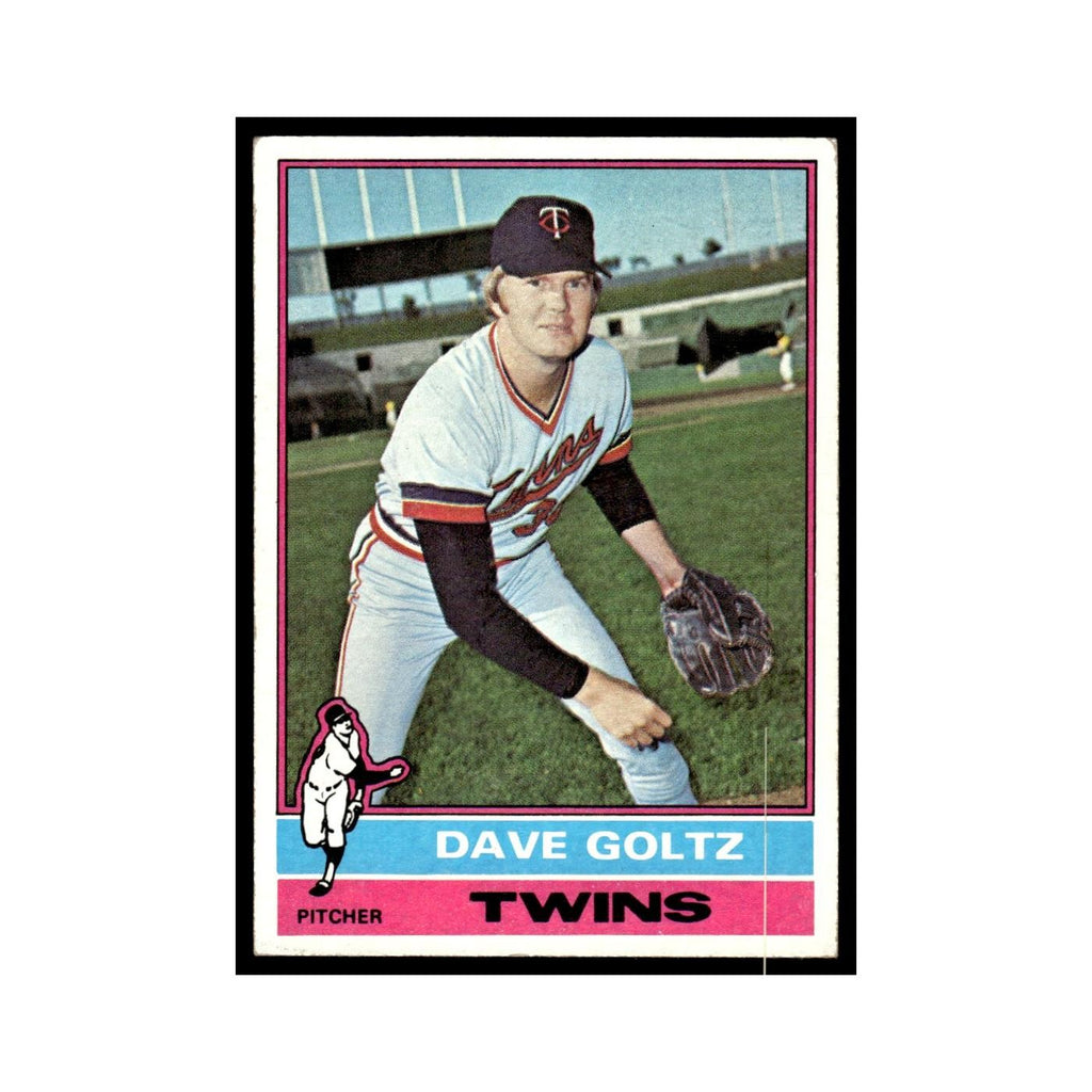 Dave Goltz 1976 Topps #136 Minnesota Twins Baseball Card EX