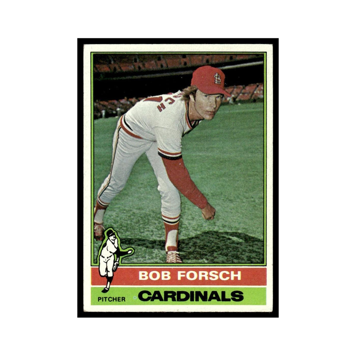 Bob Forsch 1976 Topps #426 St. Louis Cardinals Baseball Card EX