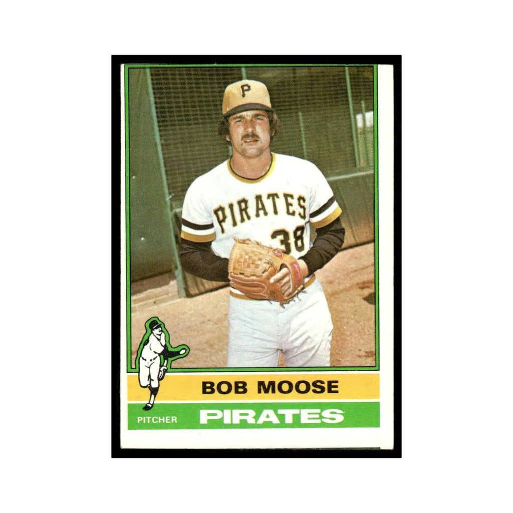 Bob Moose 1976 Topps #476 Pittsburgh Pirates Baseball Card EX