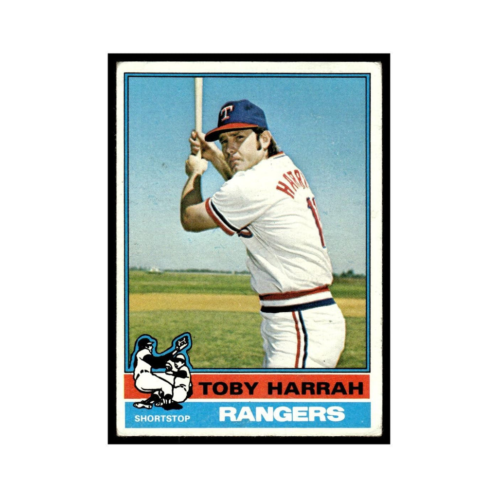 Toby Harrah 1976 Topps #412 Texas Rangers Baseball Card EX