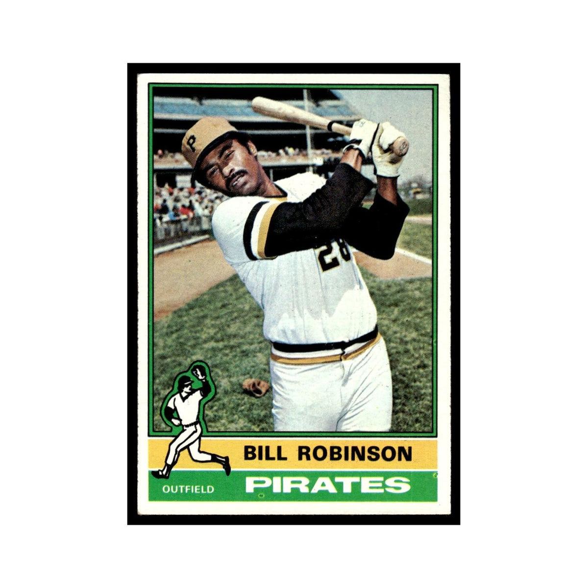 Bill Robinson 1976 Topps #137 Pittsburgh Pirates Baseball Card EX