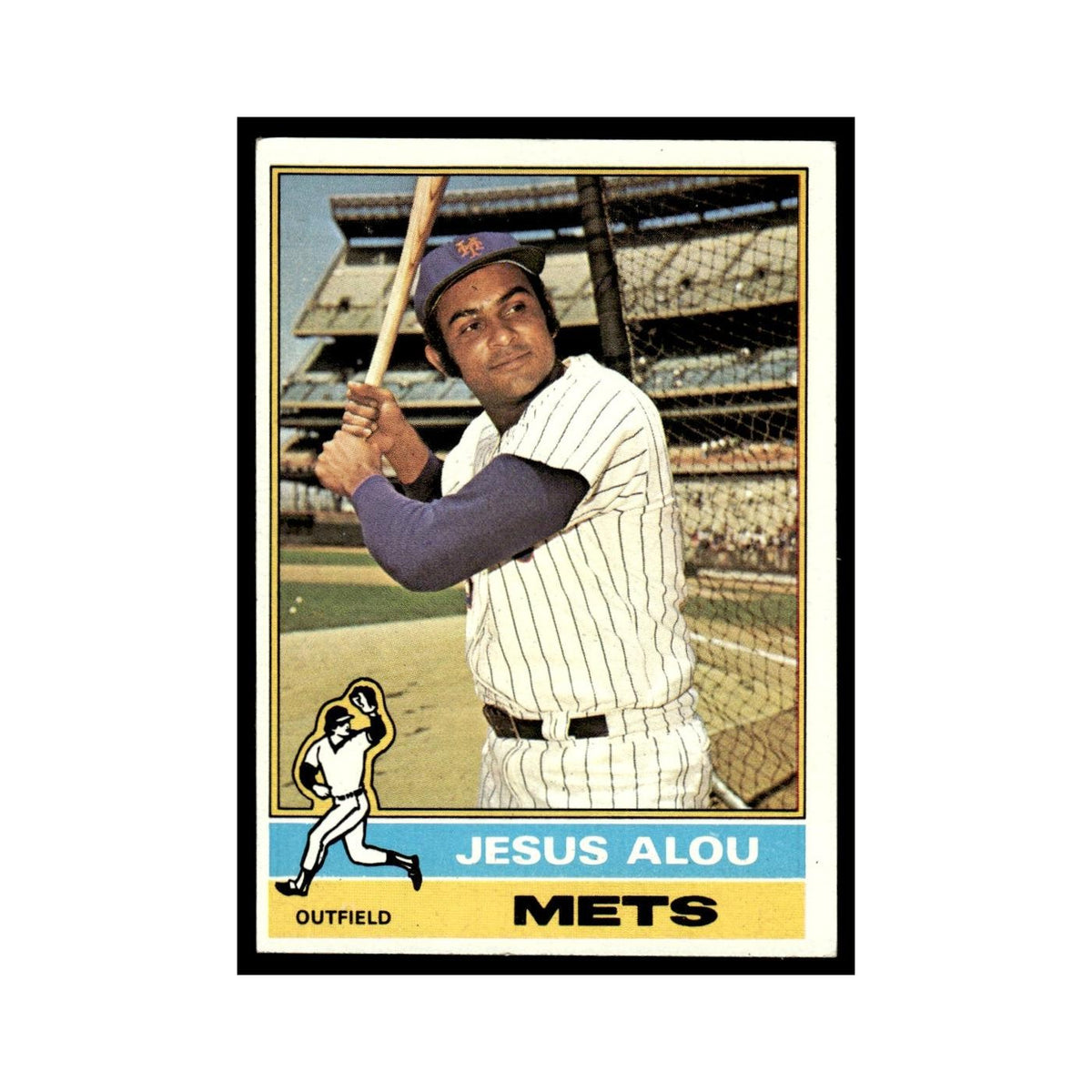 Jesus Alou 1976 Topps #468 New York Mets Baseball Card EX