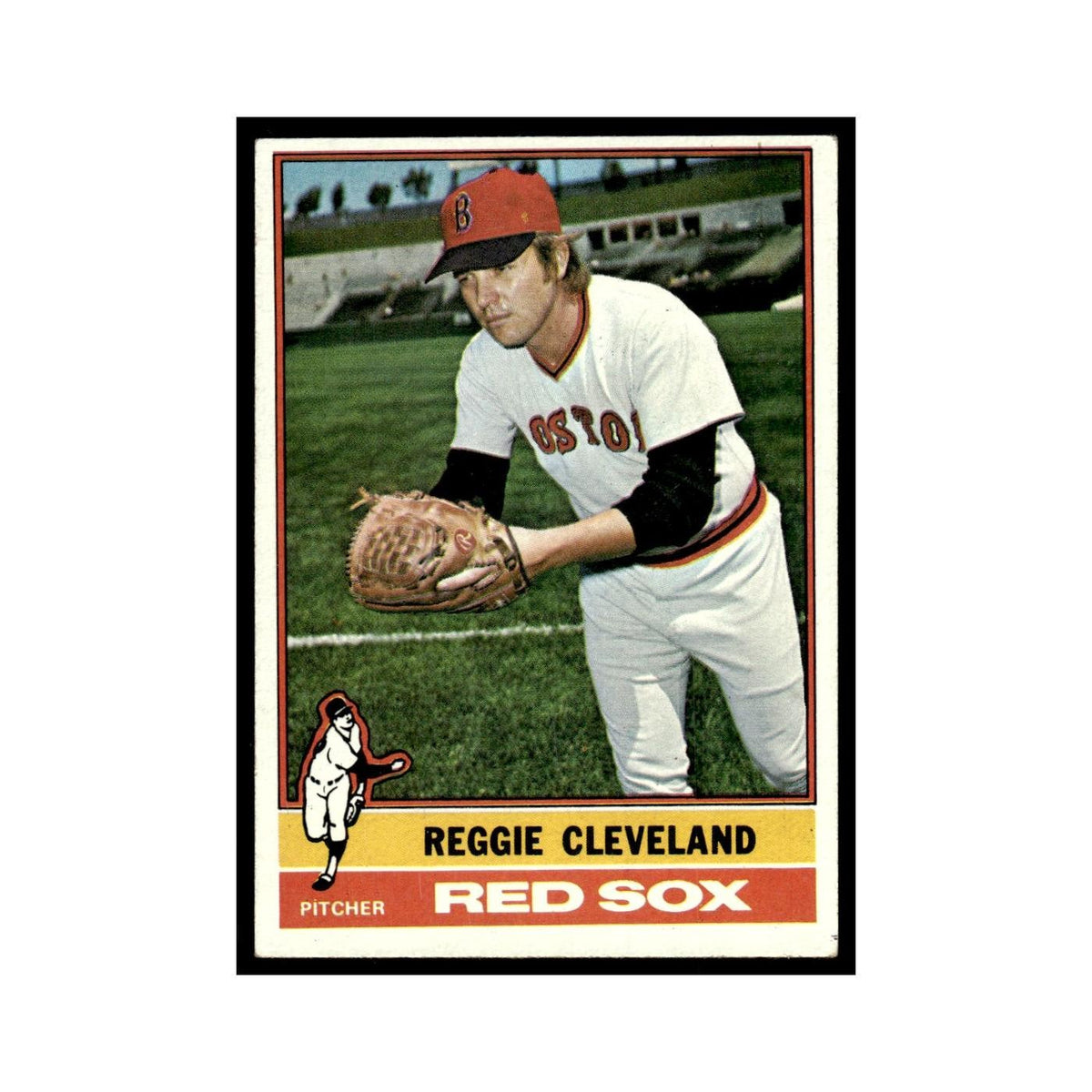 Reggie Cleveland 1976 Topps #419 Boston Red Sox Baseball Card EX