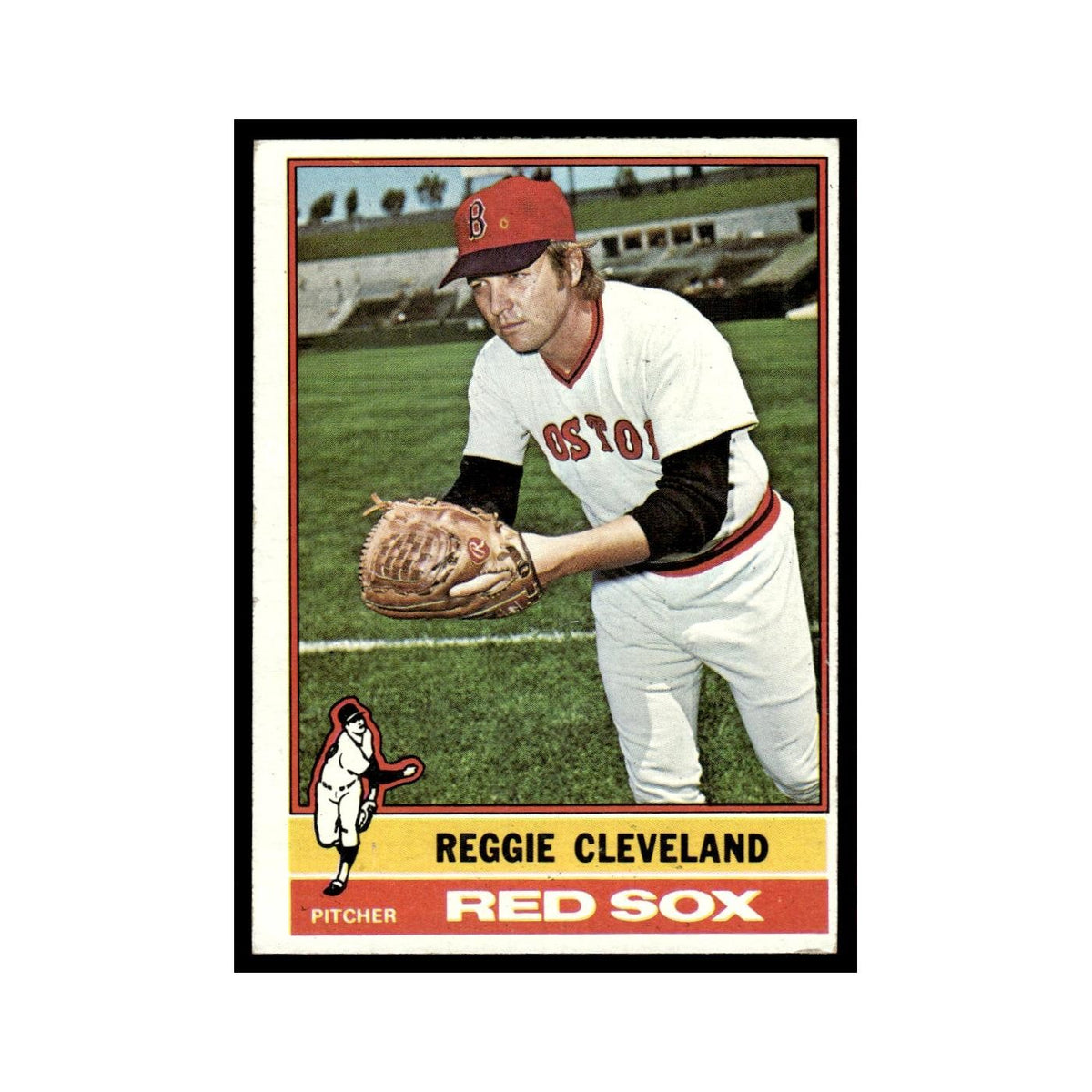 Reggie Cleveland 1976 Topps #419 Boston Red Sox Baseball Card EX