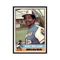 Earl Williams 1976 Topps #458 Atlanta Braves Baseball Card EX