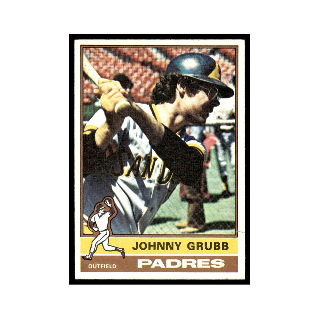 Johnny Grubb 1976 Topps #422 San Diego Padres Baseball Card EX