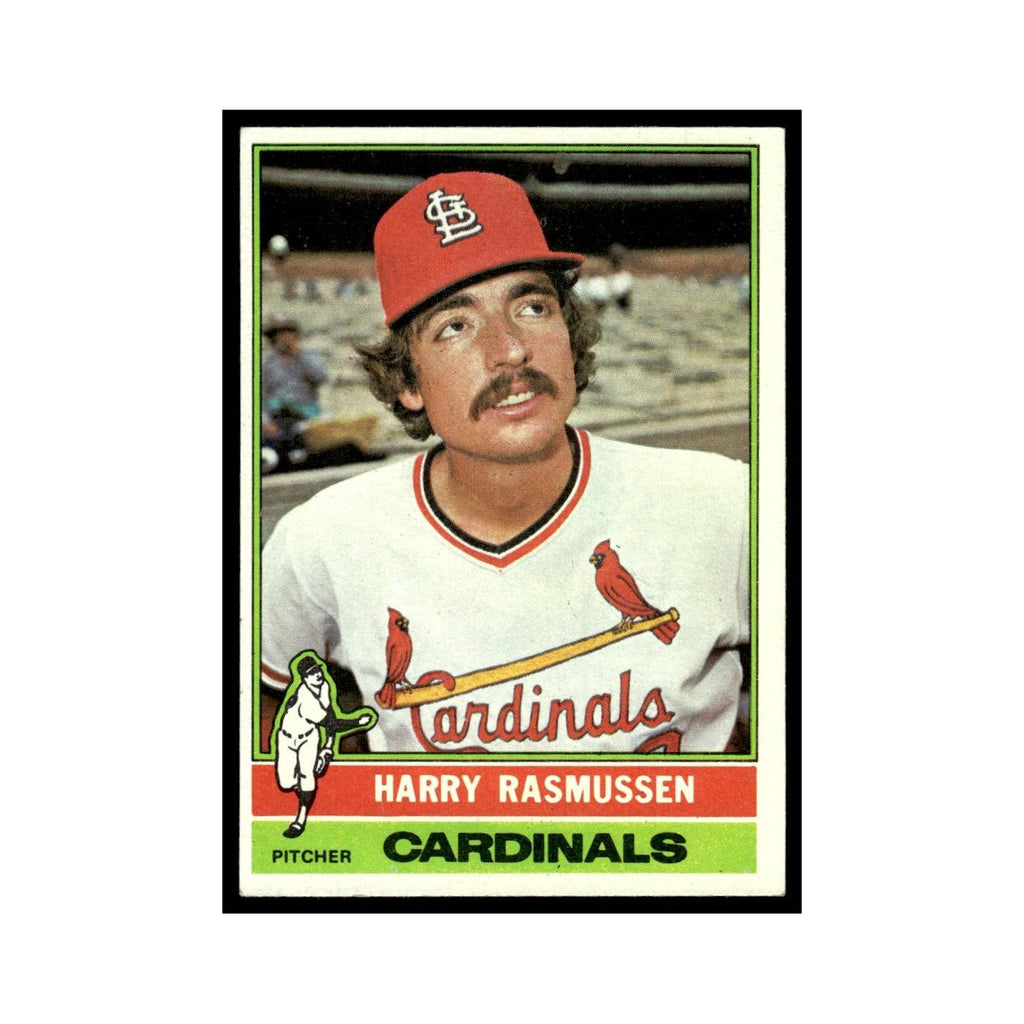 Harry Rasmussen Rookie 1976 Topps #182 St. Louis Cardinals Baseball Card EX