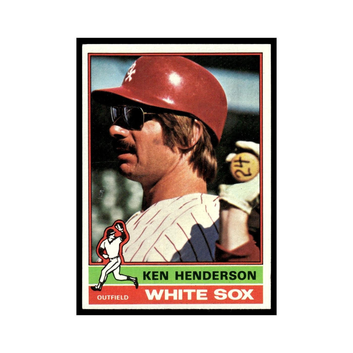 Ken Henderson 1976 Topps #464 Chicago White Sox Baseball Card EX