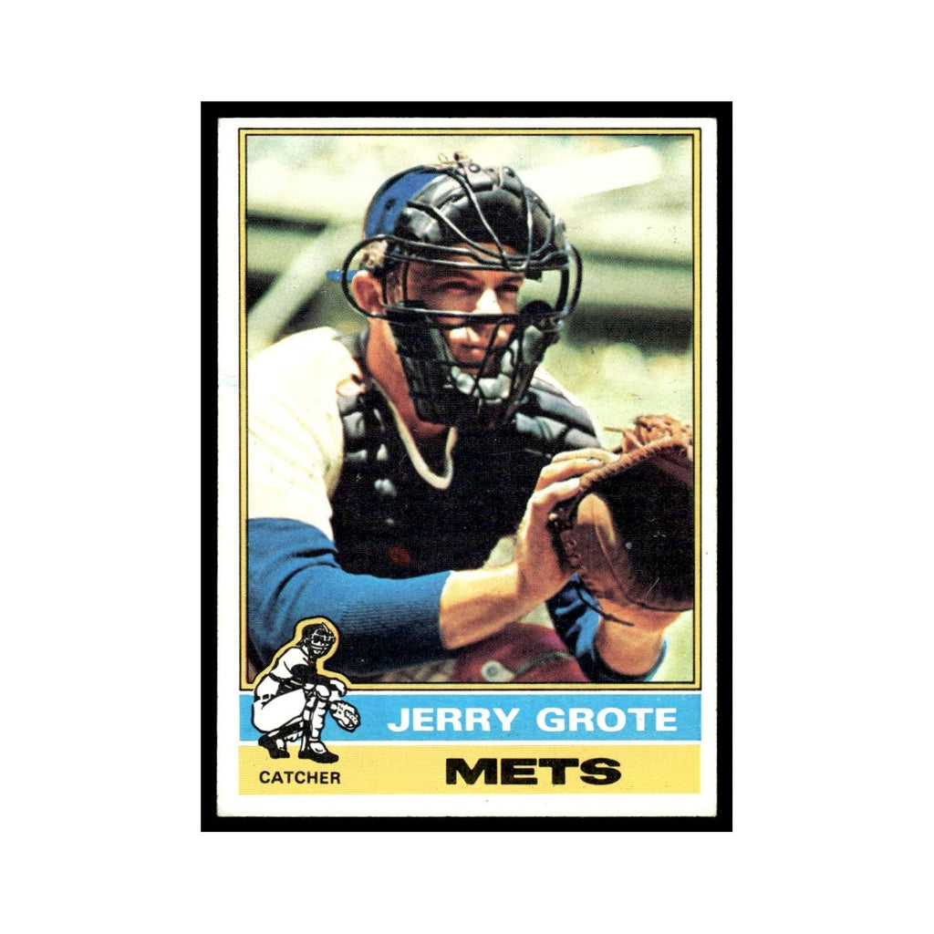 Jerry Grote 1976 Topps #143 New York Mets Baseball Card EX