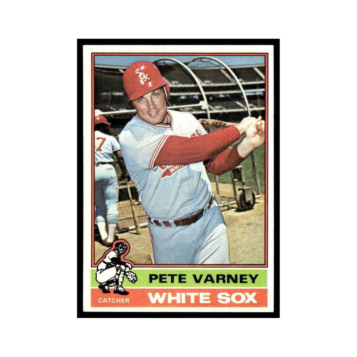 Pete Varney 1976 Topps #413 Chicago White Sox Baseball Card EX