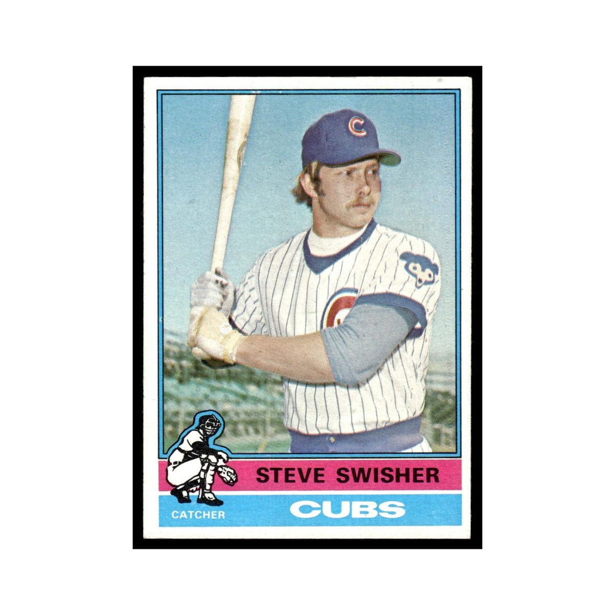 Steve Swisher 1976 Topps #173 Chicago Cubs Baseball Card EX