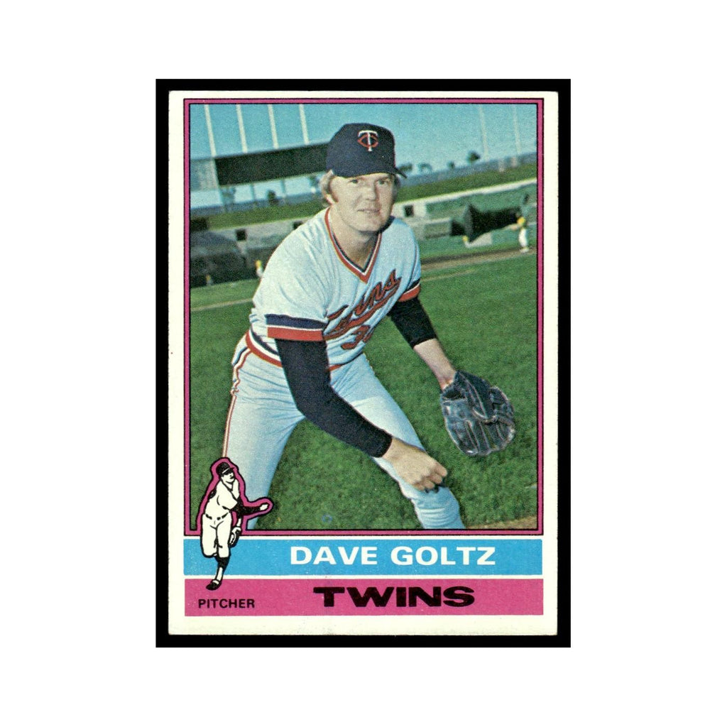 Dave Goltz 1976 Topps #136 Minnesota Twins Baseball Card EX
