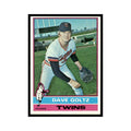 Dave Goltz 1976 Topps #136 Minnesota Twins Baseball Card EX
