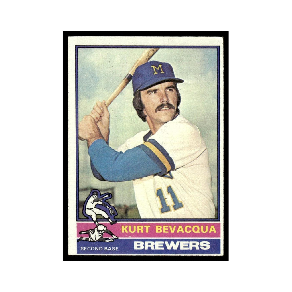 Kurt Bevacqua 1976 Topps #427 Milwaukee Brewers Baseball Card EX