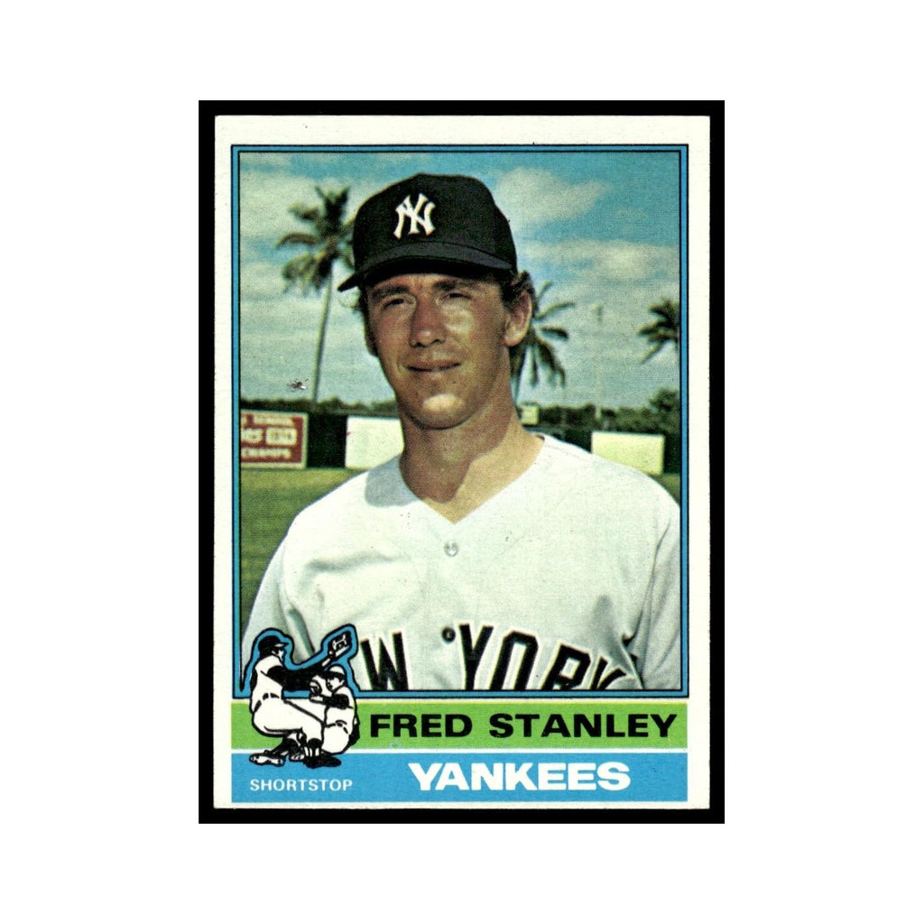Fred Stanley 1976 Topps #429 New York Yankees Baseball Card EX
