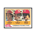 1981 Topps Tito Landrum/Al Olmsted/Andy Rincon Cardinals #244