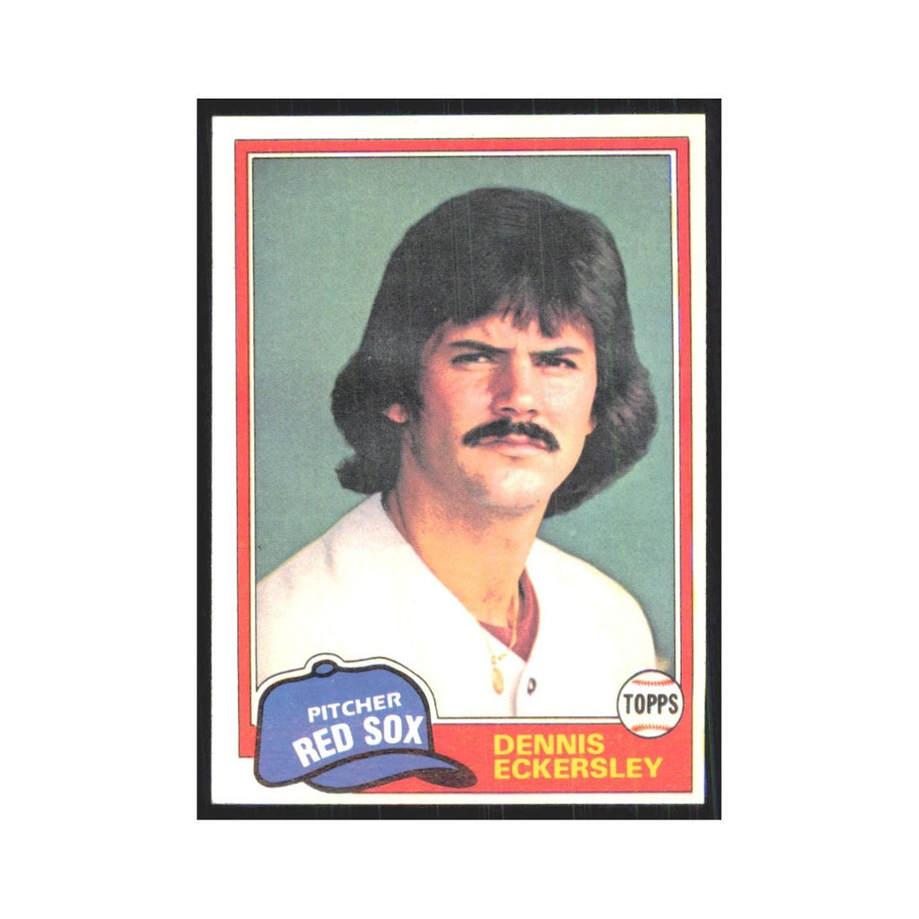 1981 Topps Dennis Eckersley Red Sox #620
