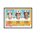 1981 Topps Mike Boddicker/Mark Corey/Floyd Rayford Orioles #399