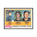 1981 Topps Tim Lollar/Bruce Robinson/Dennis Werth Yankees #424