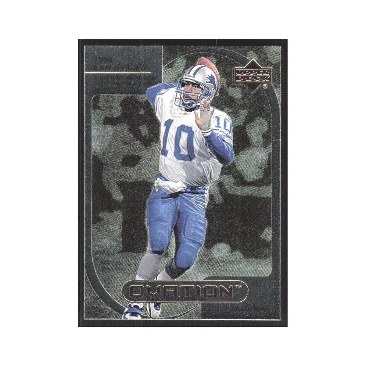 1999 Upper Deck Ovation Charlie Batch Lions #CC21