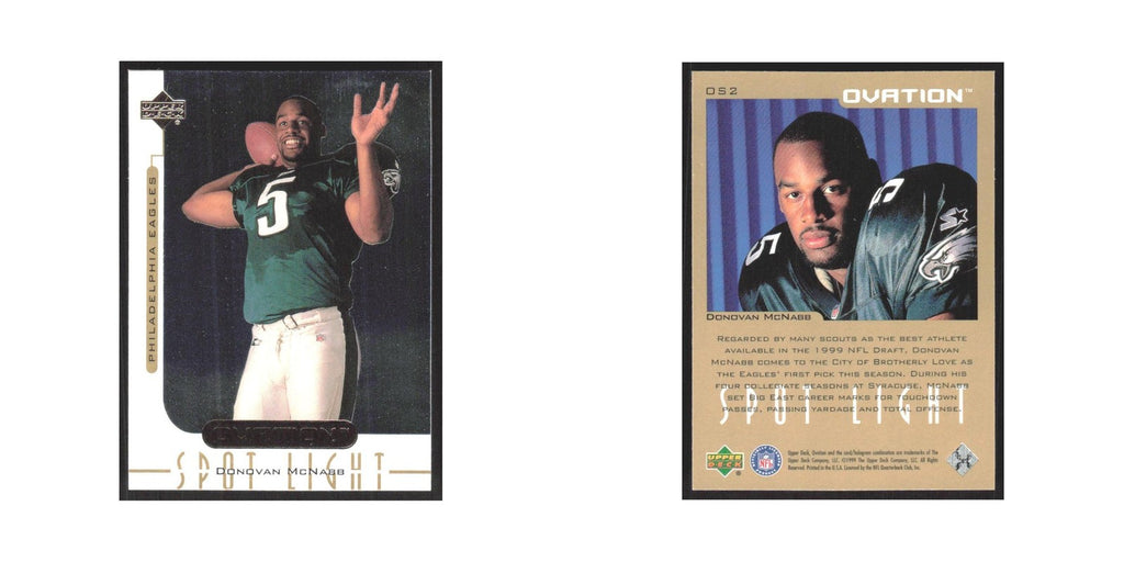 1999 Upper Deck Ovation Donovan McNabb Eagles #OS2
